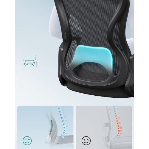 Ergonomisk kontorstol i mesh OBN043BH02 - Ink Black