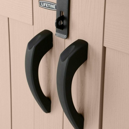 Lifetime 60170 udendørs horisontalt skab - stål/plast, 190 × 106 × 131 cm