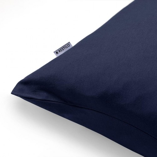 DecoKing Amber pudebetræk 40×120 cm – marineblå jersey, sæt af 2
