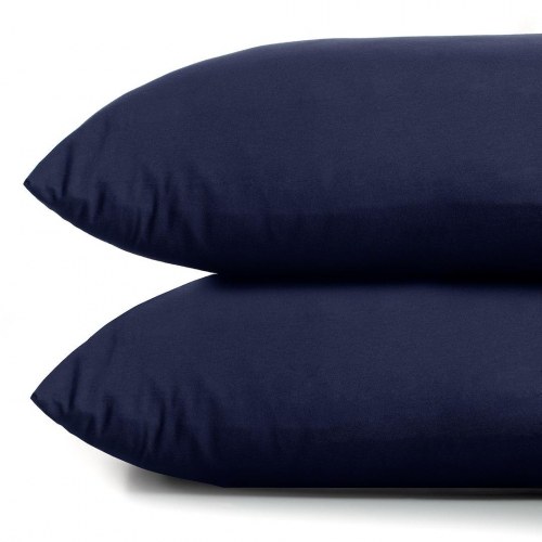 DecoKing Amber pudebetræk 40×120 cm – marineblå jersey, sæt af 2