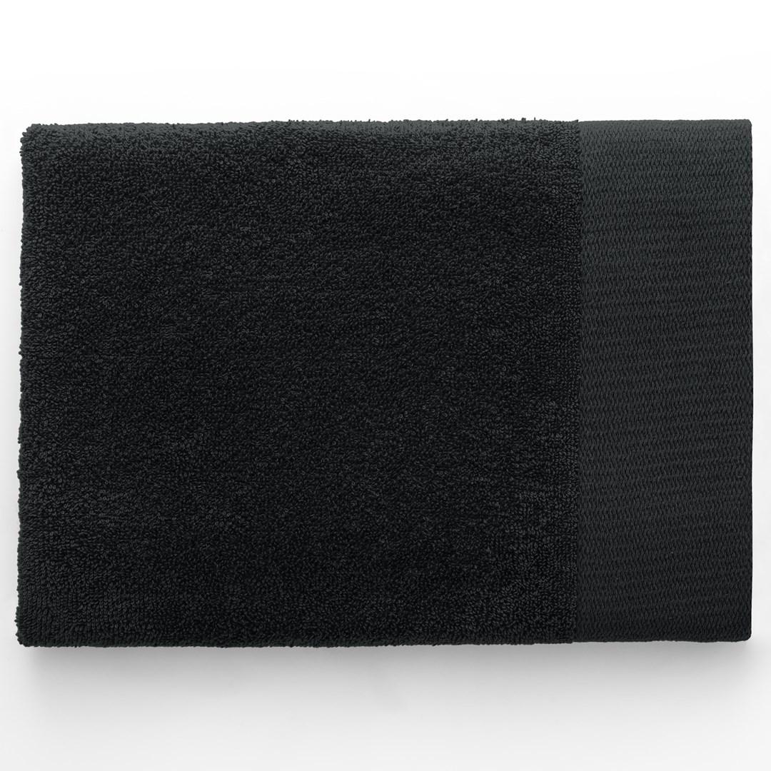 AmeliaHome Amari håndklæde 50×100 cm - sort, 100 % bomuld
