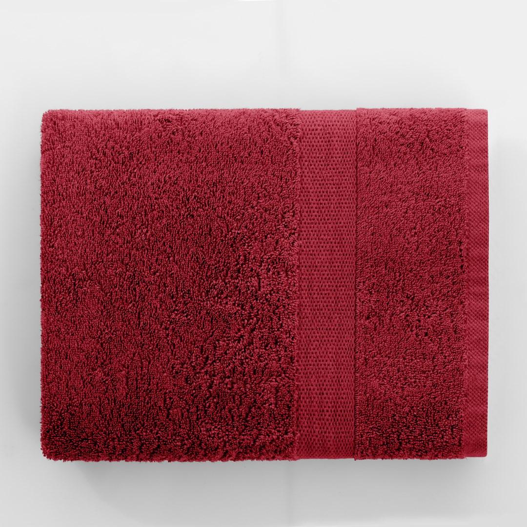 RESTILO Marina håndklæde 70×140 - rød, klassisk, 100 % bomuld