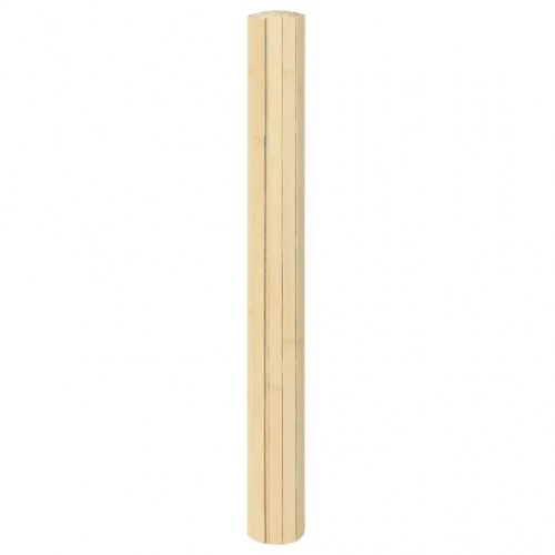 Bambustæppe 60 x 500 cm rektangulært - lys naturfarve