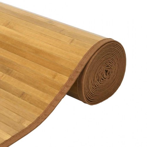 Bambustæppe rektangulært 70 x 400 cm - naturfarvet
