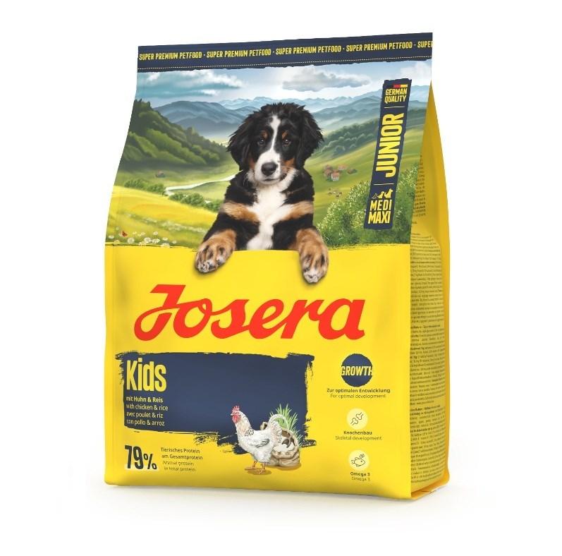 JOSERA Kids Medium/Max Chicken – tørfoder til juniorhund, 3 kg