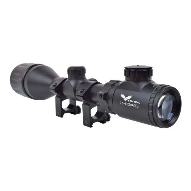 JS-Tactical 2,5-10x50 Mil-Dot sigtekikkert med 22 mm skinne