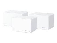 Mercusys Halo H80X (3-pack), Hvid, Intern, Mesh-system, 650 m², Dual-band (2,4 GHz / 5 GHz), Wi-Fi 6 (802.11ax)