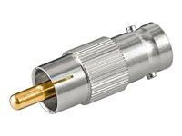 Goobay NC 1524 videoadapter - RCA han til BNC hun billede