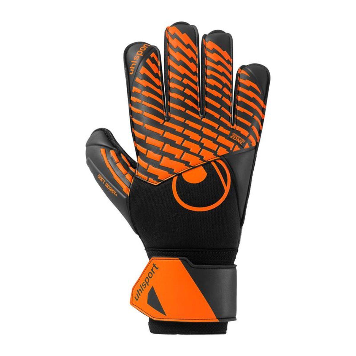 Uhlsport Fm Soft Resist+ målmandshandsker - Orange, str. 5 (voksne)