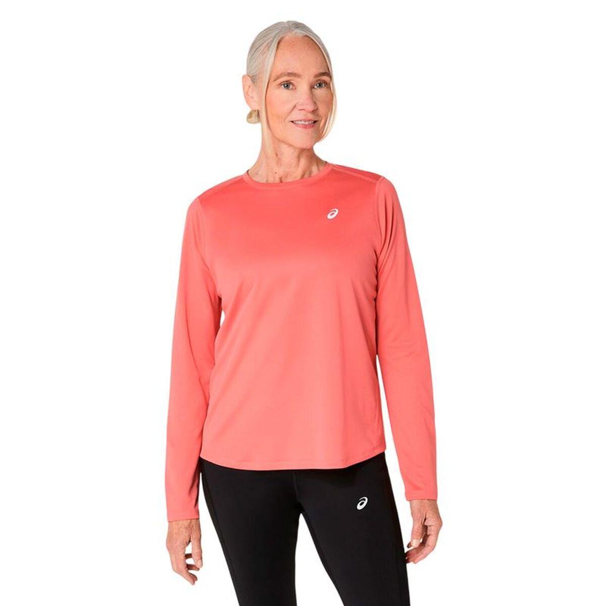 Asics Core langærmet sports T-shirt til damer - Pink, XS