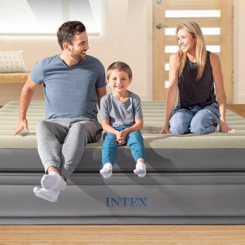 Intex Queen Comfort Elevated - oppustelig madras 152 × 203 × 51 cm