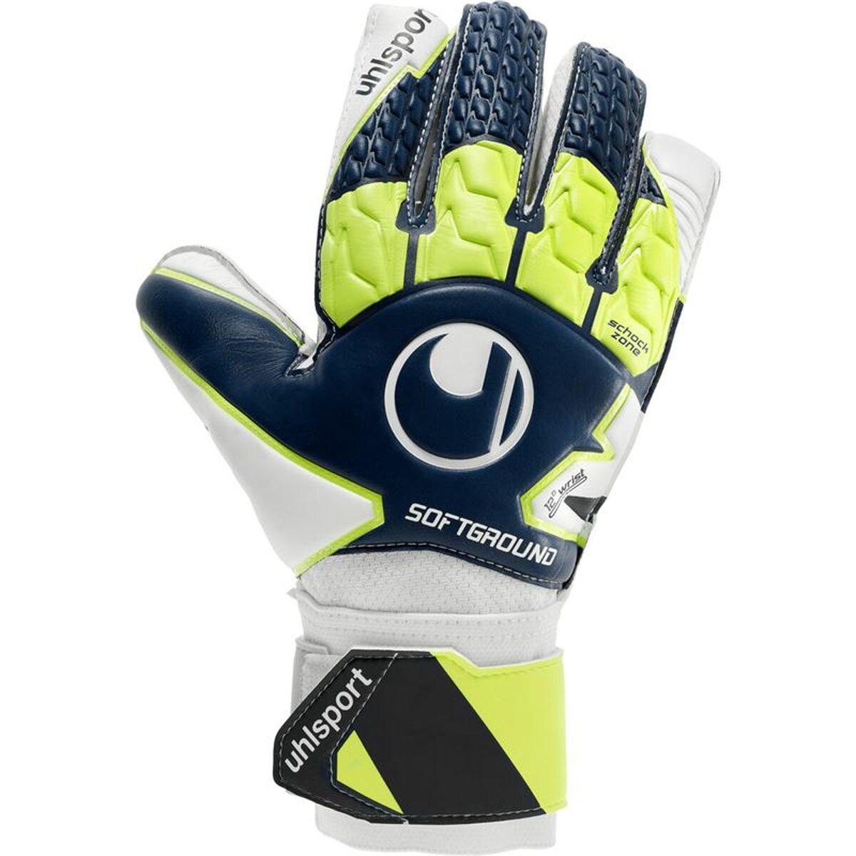 Uhlsport Soft Advanced målmandshandsker - Gul, str. 10 (voksne)