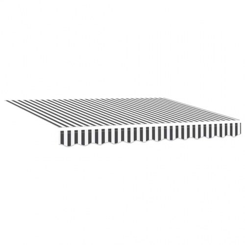 Markise med LED 300×250 cm - automatisk betjening, antracitgrå/hvid