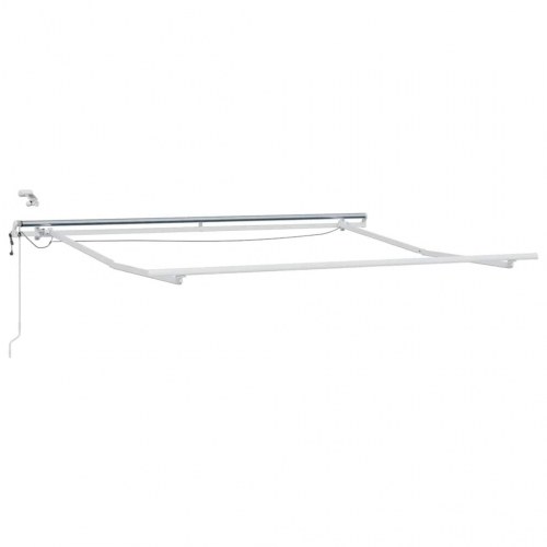Markise med LED 300×250 cm - automatisk betjening, antracitgrå/hvid