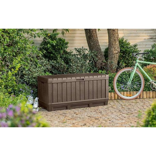 KETER Kentwood opbevaringsboks til haven 350 l – brun