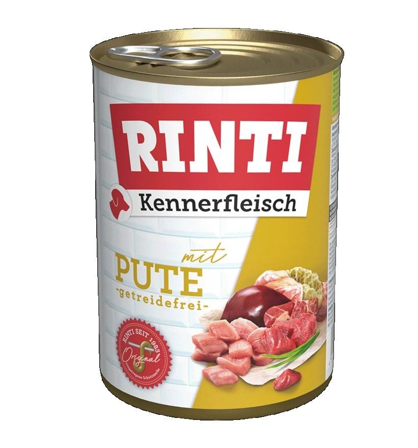 RINTI Kennerfleisch vådfoder til hund - kalkun 400 g