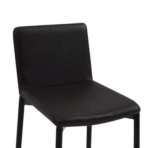 Barstole 4 stk. kunstlæder brun