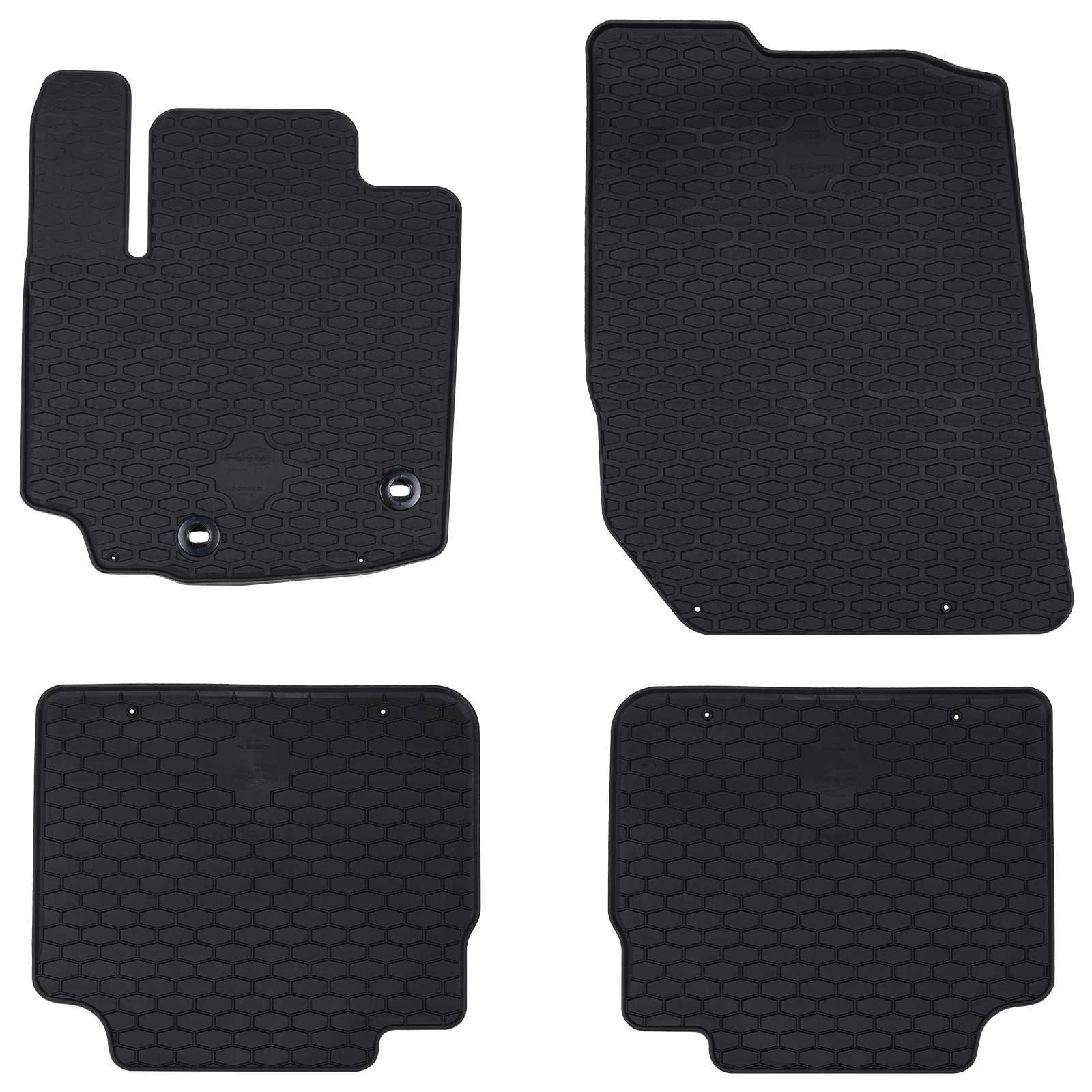 Bilmåtte 4 pcs Sort passer til Suzuki S-CROSS 2022- Gummi