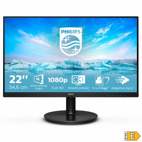 Philips 221V8 21,5" Full HD VA skærm - Sort