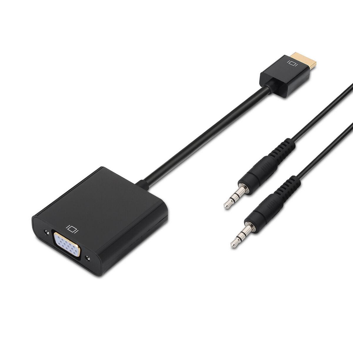 Aisens A122-0126 HDMI til VGA adapter med lyd - sort