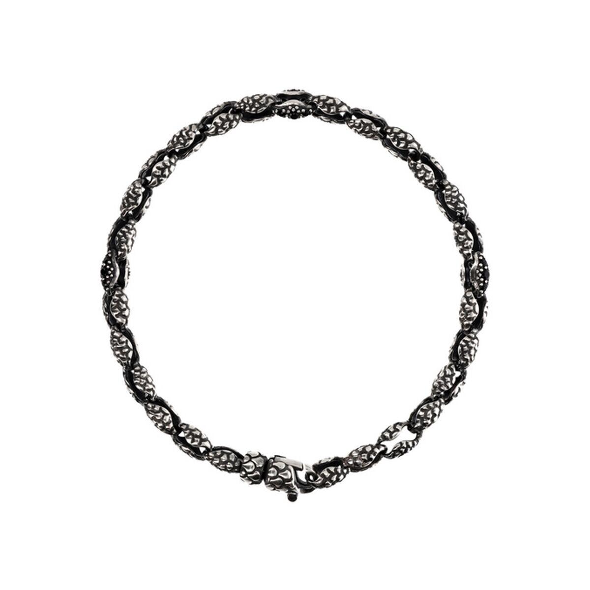 Albert M. WSOX00551.S-21 armbånd til mænd - sølvfarvet