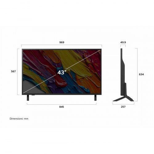 LG 43QNED82A6B 43" 4K QNED Smart TV (webOS, HDR)