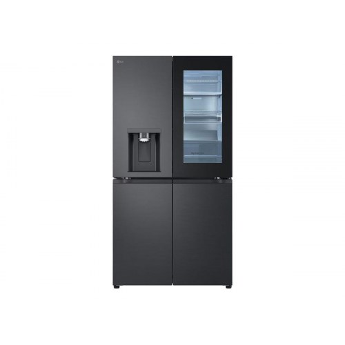 LG GMG960EVJE fransk dør-kølefryseskab 638 l – essens sort stål, vand- og isdispenser, Wi‑Fi (Klasse E)