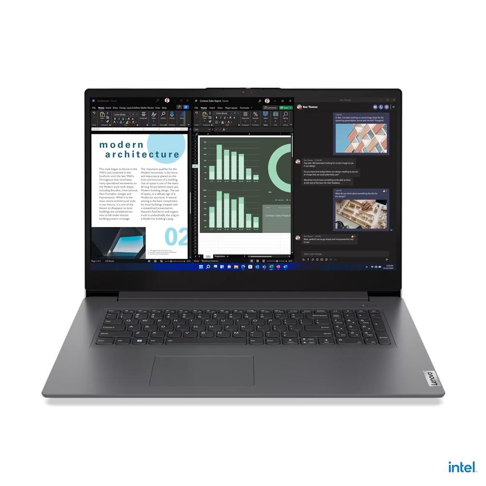 Lenovo V17 G4 IRU 17,3" bærbar - i5-13420H, 8 GB, 512 GB SSD, FHD, Windows 11 Pro billede