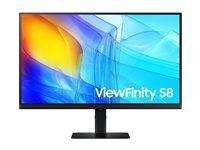Samsung ViewFinity S8 S27D800EAU 27" 4K IPS skærm - HDMI/DisplayPort 60 Hz billede