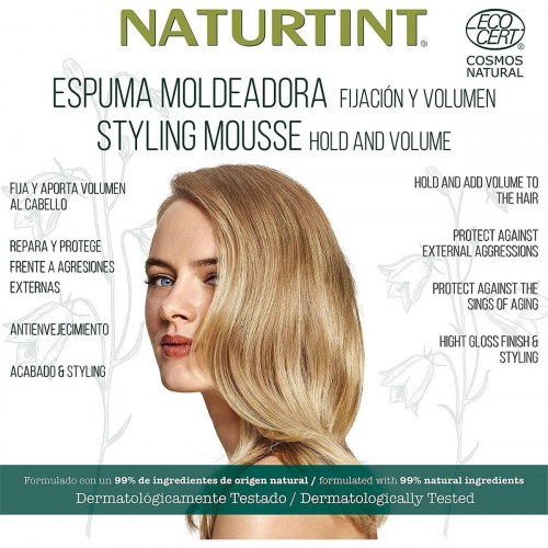 Naturtint Styling Mousse - vegansk hårskum 125 ml