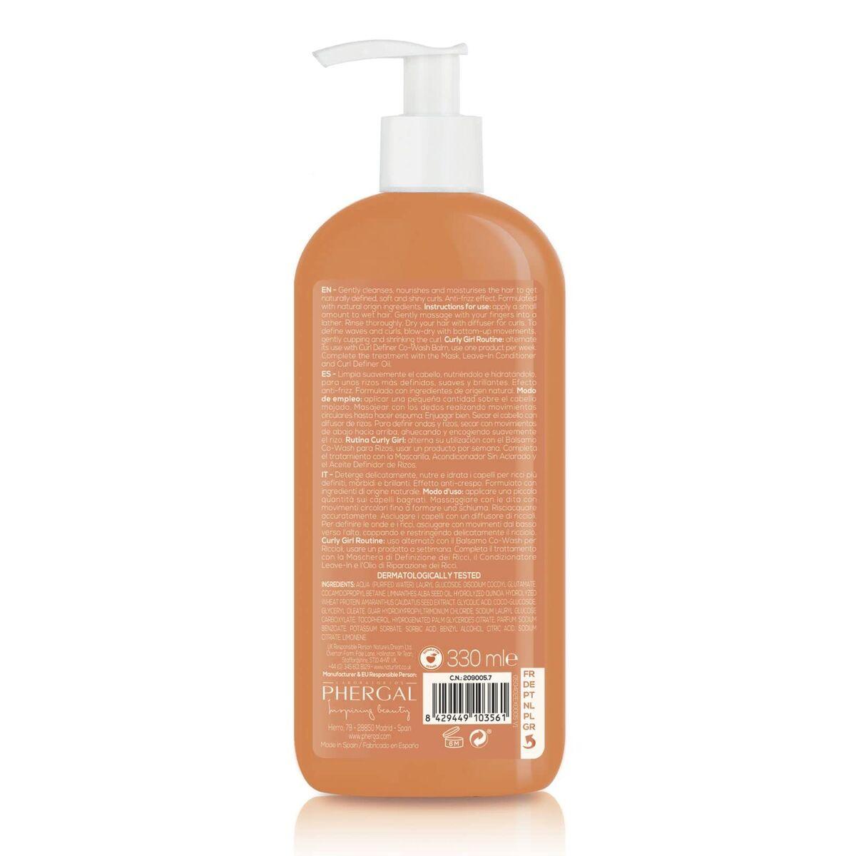 Naturtint Curly shampoo - 330 ml, vegansk uden sulfater og silikone