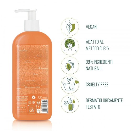 Naturtint Curly shampoo - 330 ml, vegansk uden sulfater og silikone