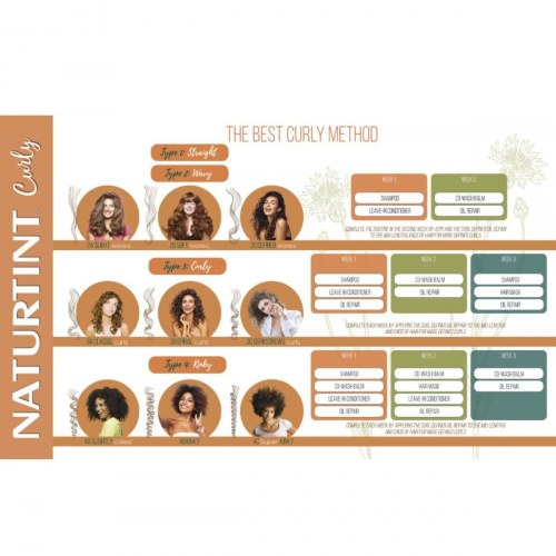 Naturtint Curly shampoo - 330 ml, vegansk uden sulfater og silikone