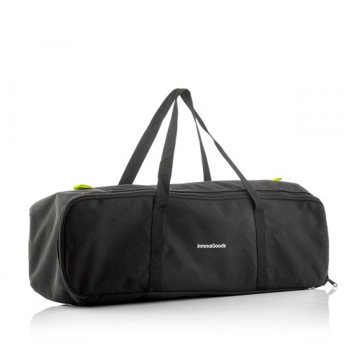 Kamprock - sammenklappelig campingstol med gynge, grøn/sort (OUTLET B)