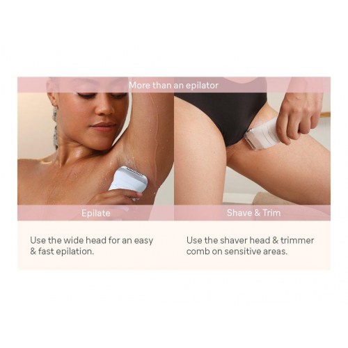 Braun Silk-épil 7 SE7-041 epilator – trådløs, sølv/hvid/grå