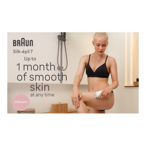 Braun Silk-épil 7 SE7-041 epilator – trådløs, sølv/hvid/grå