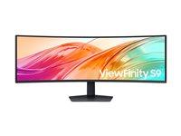 Samsung ViewFinity S9 S49F950UAU 49" kurvet UltraWide VA-skærm - 5120 × 1440, 120 Hz, USB‑C