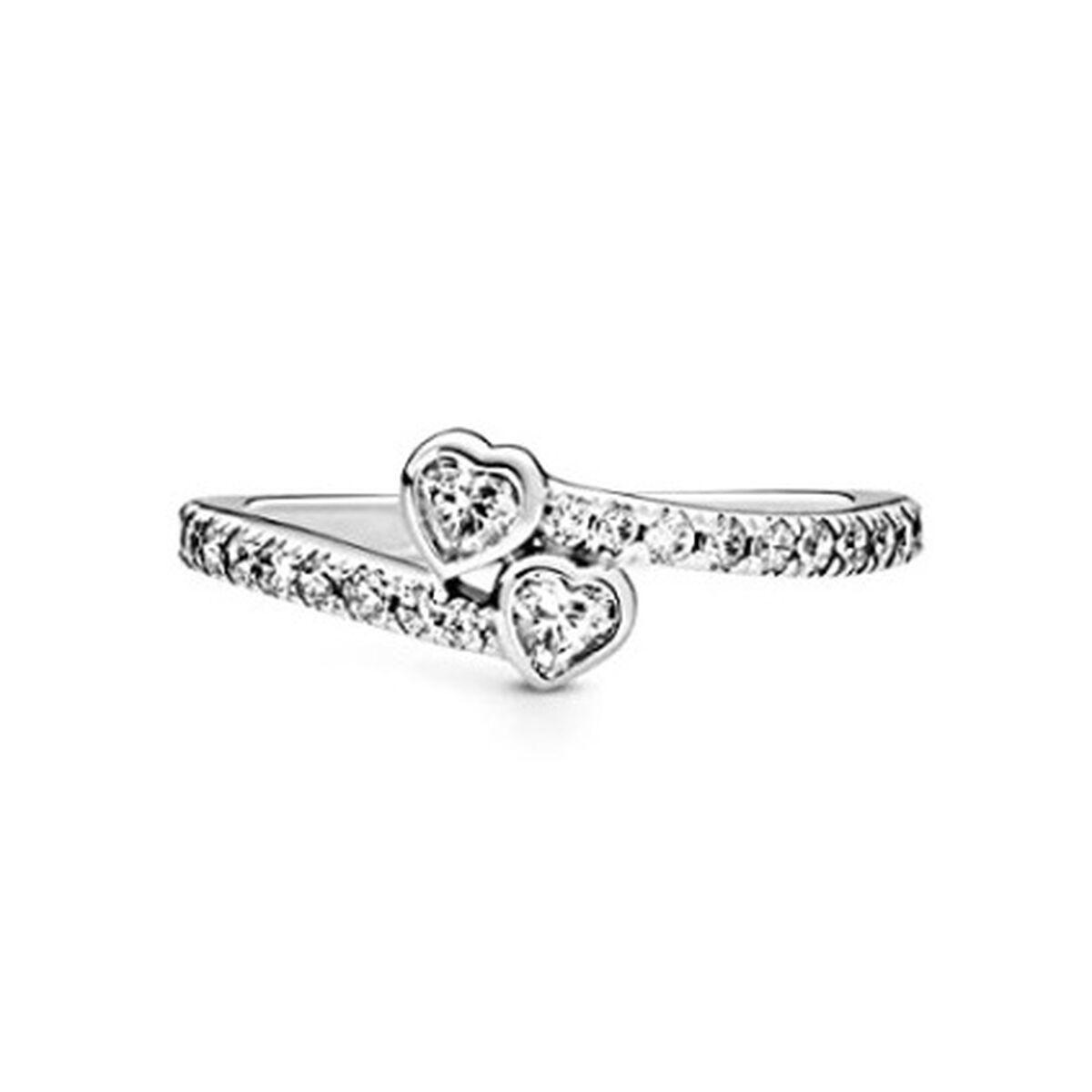 Pandora ring til kvinder 191023CZ-52 - sølvfarvet, str. 12