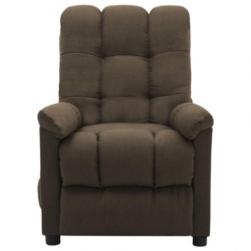 Massagestol stof brun