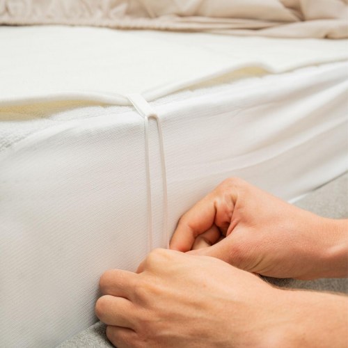 Blewarm elektrisk dobbelt-topmadras - hvid, 140 x 160 cm, 2 × 60 W (OUTLET A)