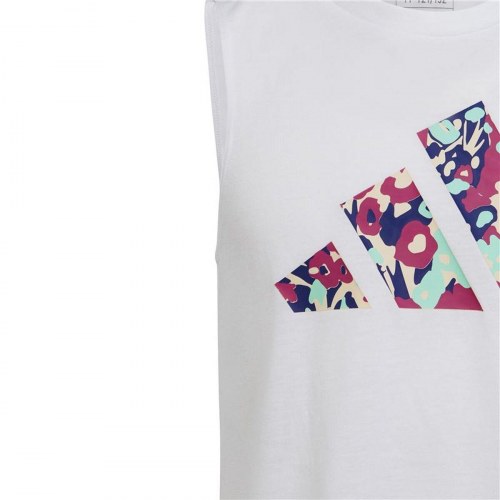 Adidas G Tr-Es Tk pige top - 13-14 år, hvid