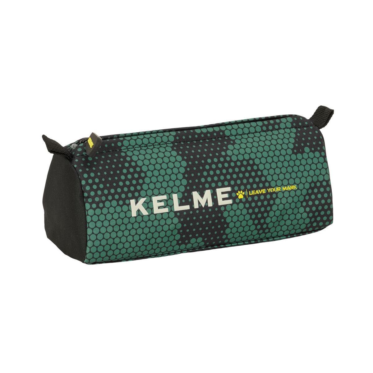 Kelme Camo penalhus - sort/grøn, 21 × 8 × 7 cm