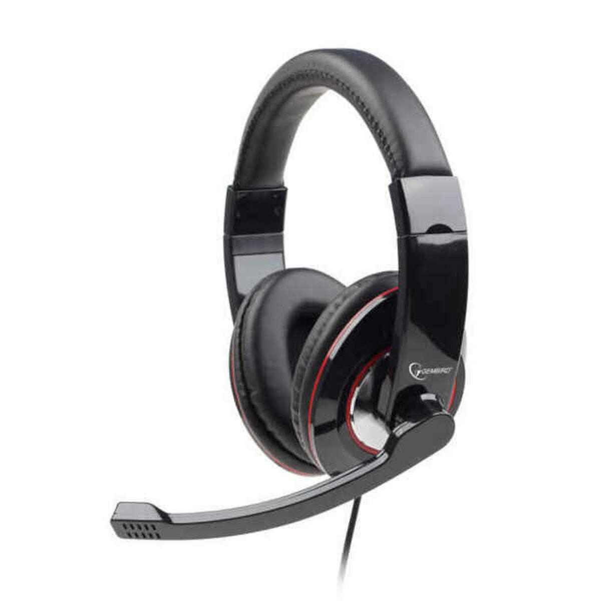 Gembird MHS-001 gaming headset med mikrofon - sort (OUTLET B) billede