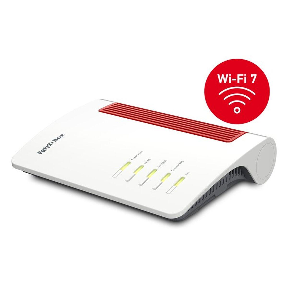 Fritz!Box 5690 XGS Edition router - rød, Wi‑Fi, 10 Gbps, 4x RJ45, SFP+, USB 3.0