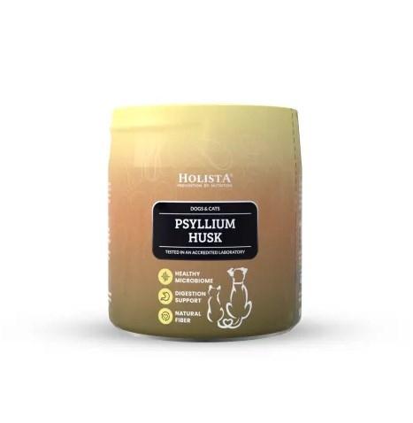 HOLISTA Psyllium Husk - kosttilskud til hunde og katte, 100 g