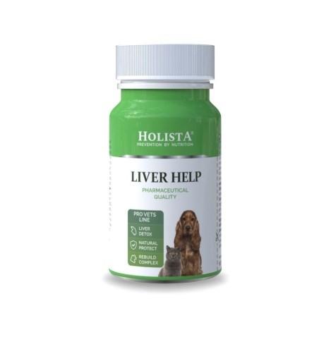 HOLISTA Liver help – kosttilskud til hunde og katte – 90 tabletter