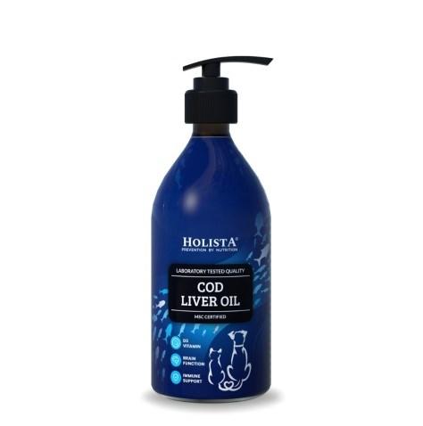 HOLISTA Levertran til hunde og katte – 500 ml kosttilskud