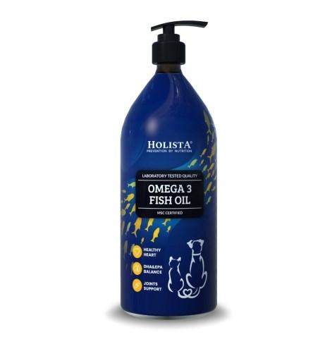 HOLISTA Omega-3 fiskeolie til hunde og katte – 1.000 ml