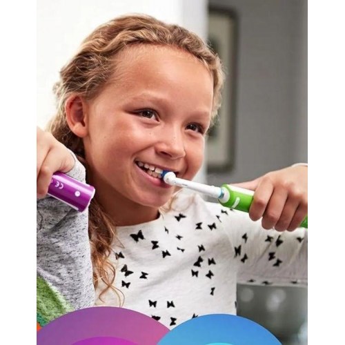 Oral-B Pro Junior elektrisk tandbørste til børn 6+ - roterende, grøn