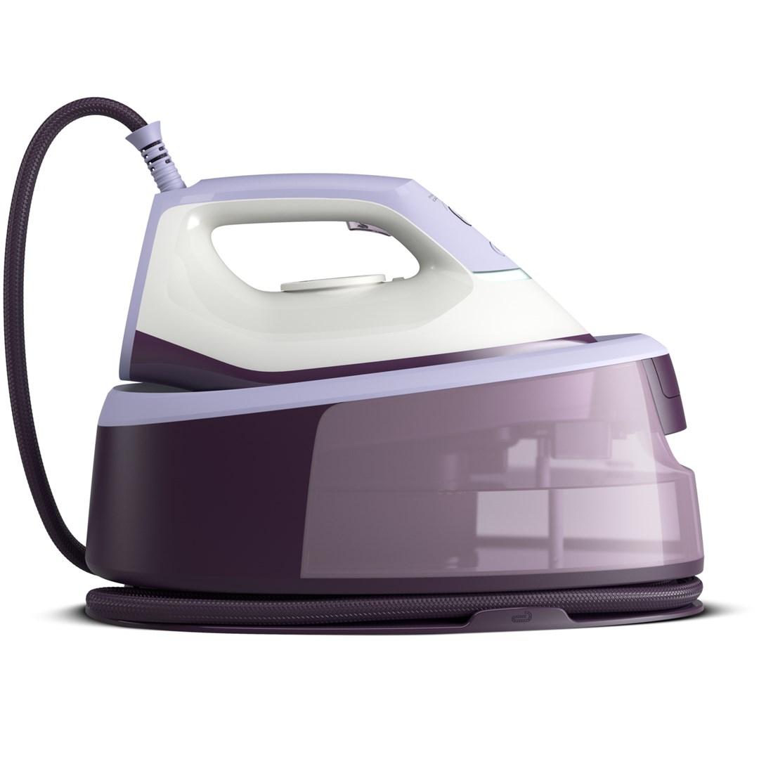 Philips 3000 Series PSG3000/30 dampstation - 2.400 W, 1,4 l, keramisk sål, lilla/hvid billede